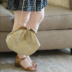 Vintage Neiman Marcus woven bag